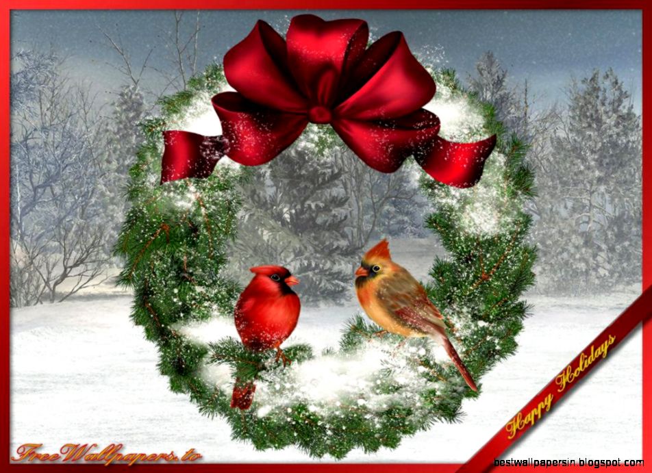 Christmas Wreath Wallpaper HD