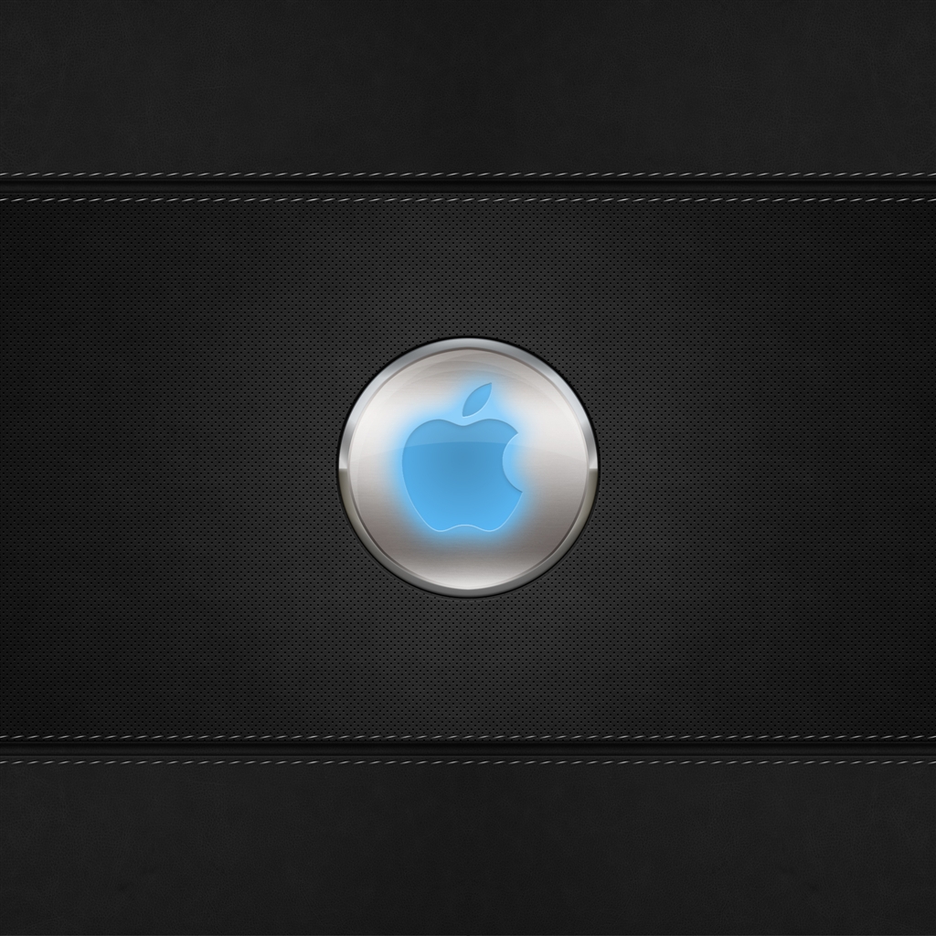 Glow Apple Logo iPad Air Wallpaper iPhone