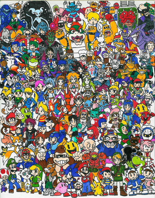 Nintendo Video Game Characters Image Pictures Becuo
