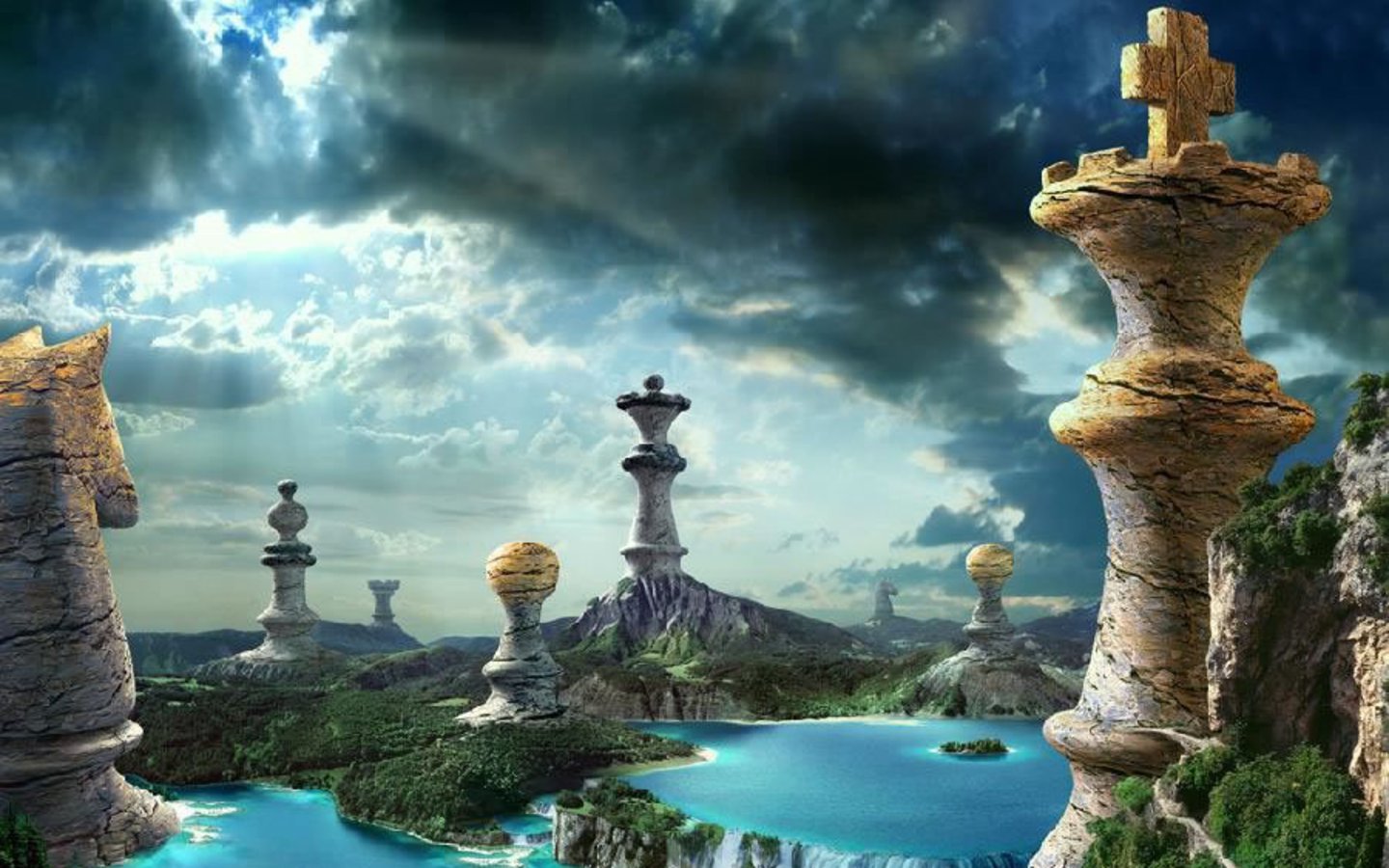 Best fantasy places new world pictures free download 1440x900