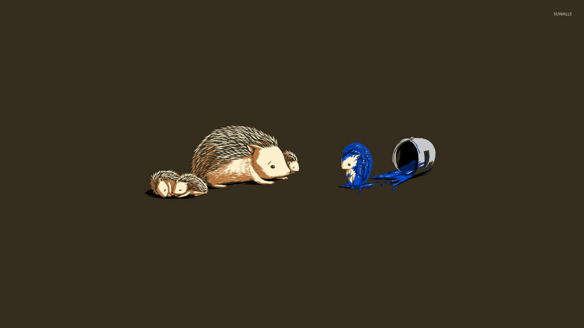 Hedgehogs Wallpaper Funny