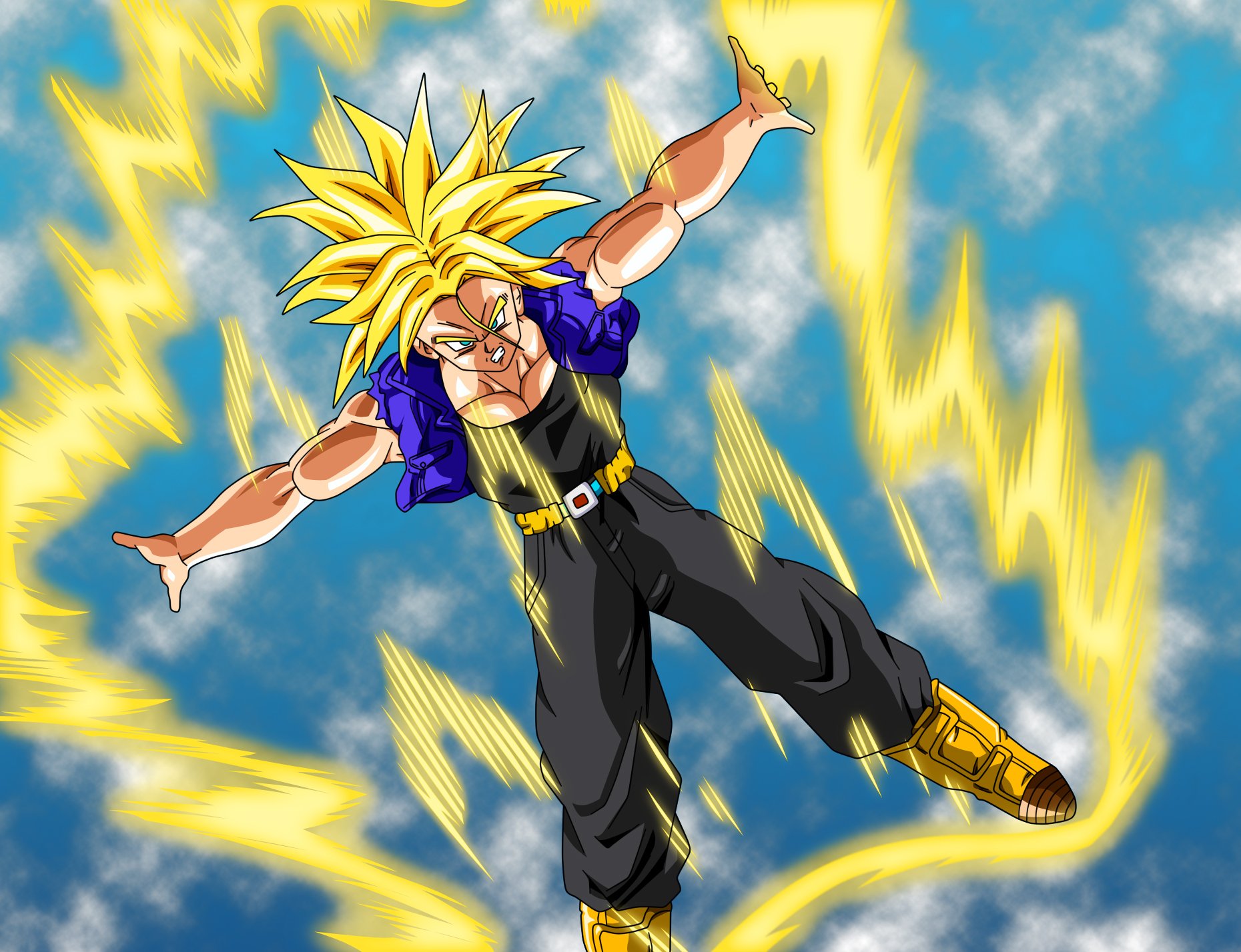 Ssj Trunks Bojack Unbound By boscha196