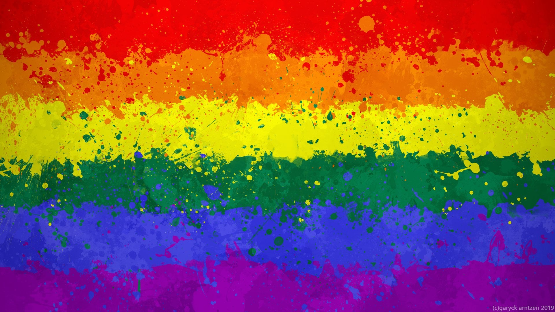 Hi Lgbt I Ve Been Doing Messy Painterly Wallpaper Of Countries