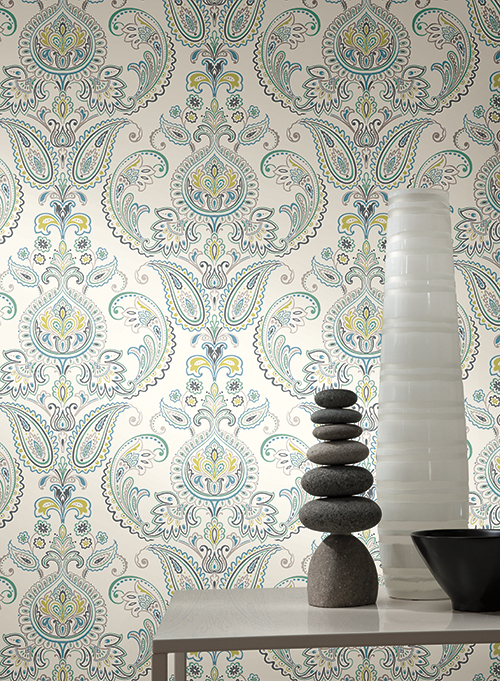 Free download Wallcoverings For Less Modern Paisley Wallpaper [500x681