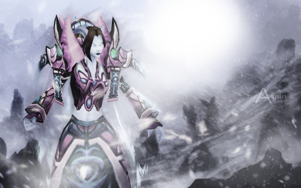 Wow Wallpaper Draenei Mage By Aspinlul