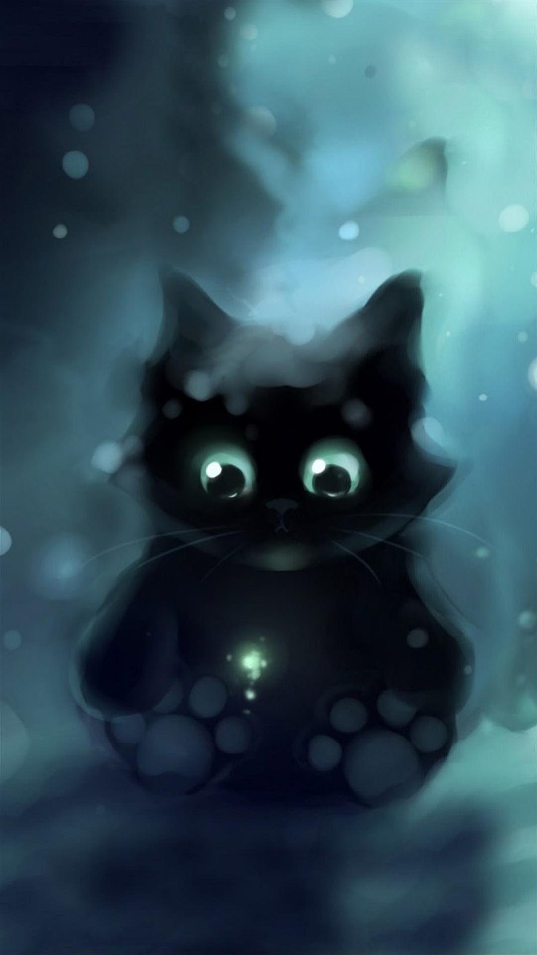 Black Cat Galaxy Wallpaper On For Your