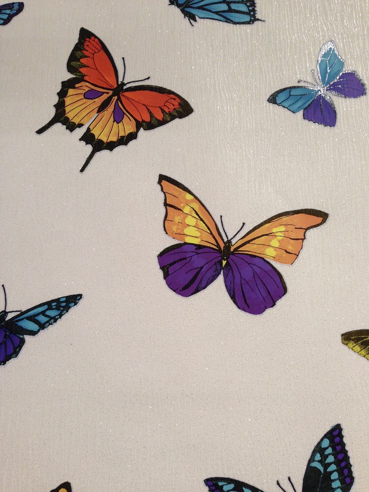 The Flutterby wallpaper can make you feel at one with nature as you