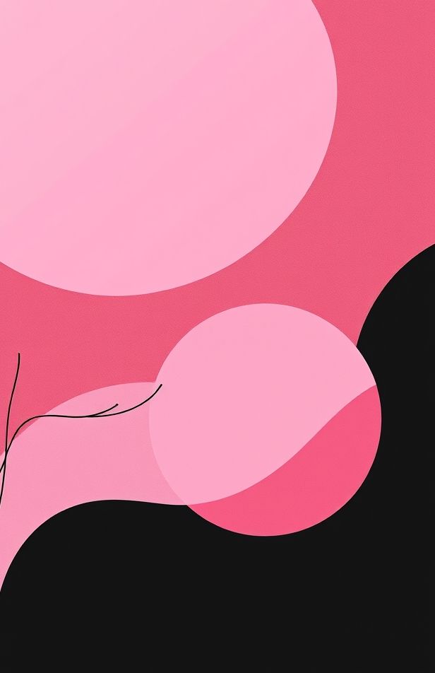 Pink And Black Wallpaper
