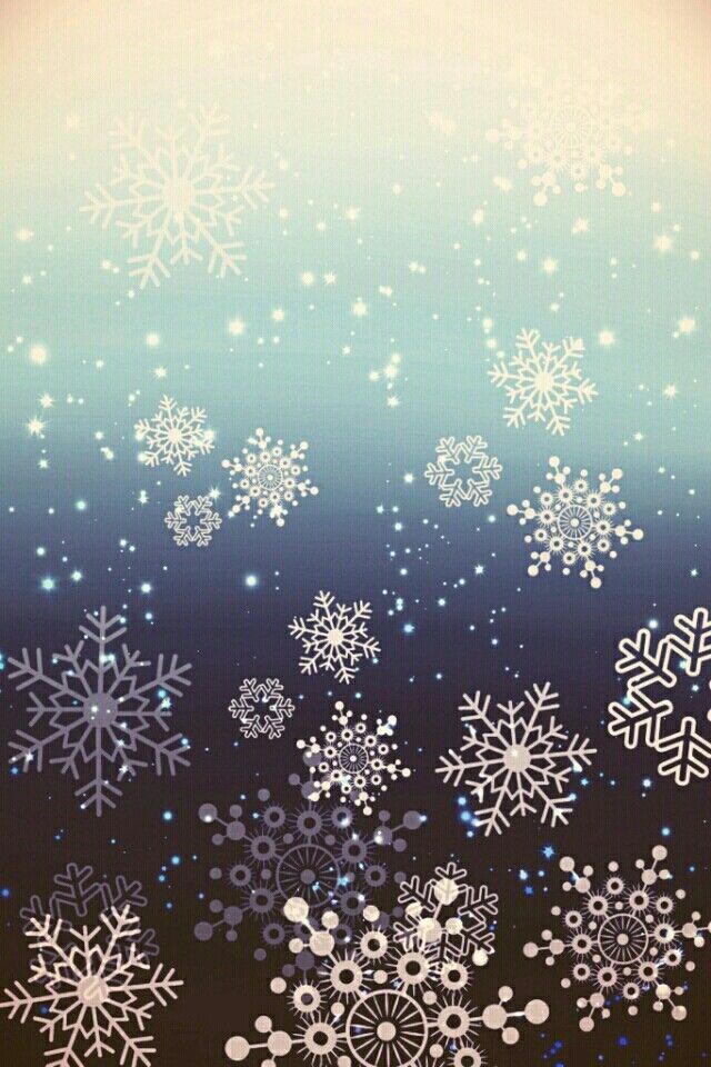 Snowflaxes Mobile Background