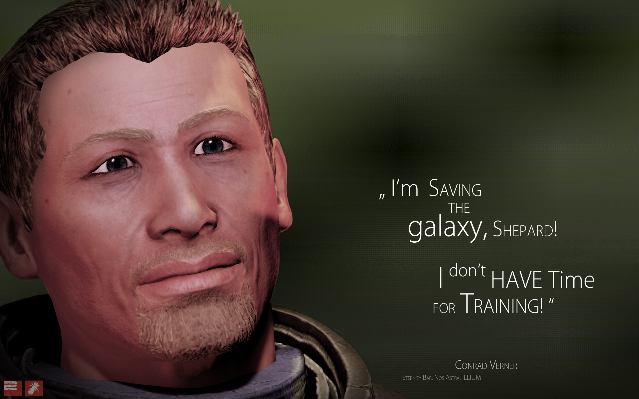 Quotes Mass Effect Conrad Verner Me HD Wallpaper Games
