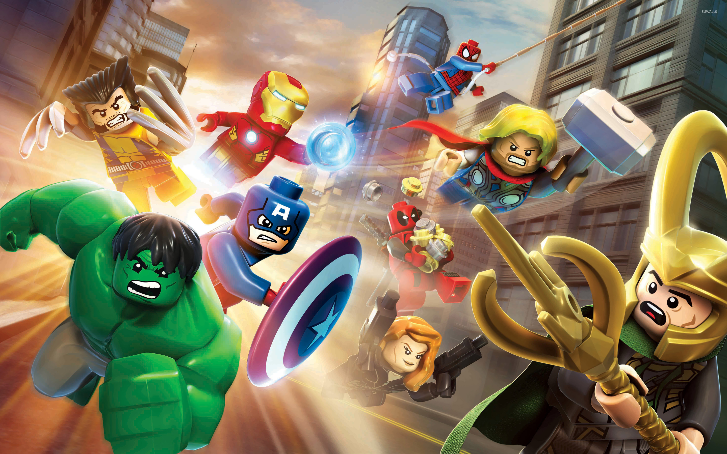 Lego Marvel Super Heroes Wallpaper Game