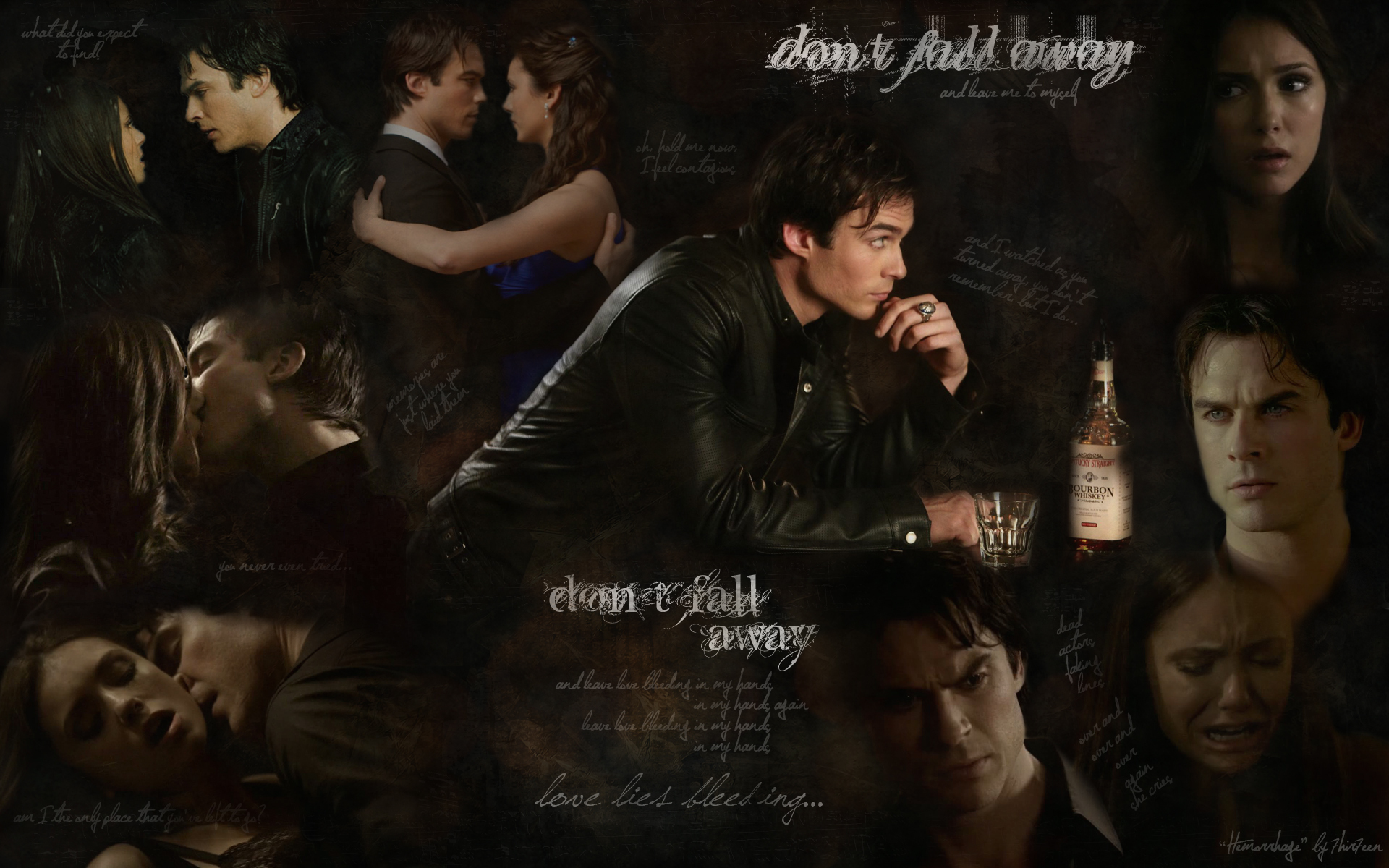 The Vampire Diaries images quotHemorrhagequot    Damon and Elena 1920x1200