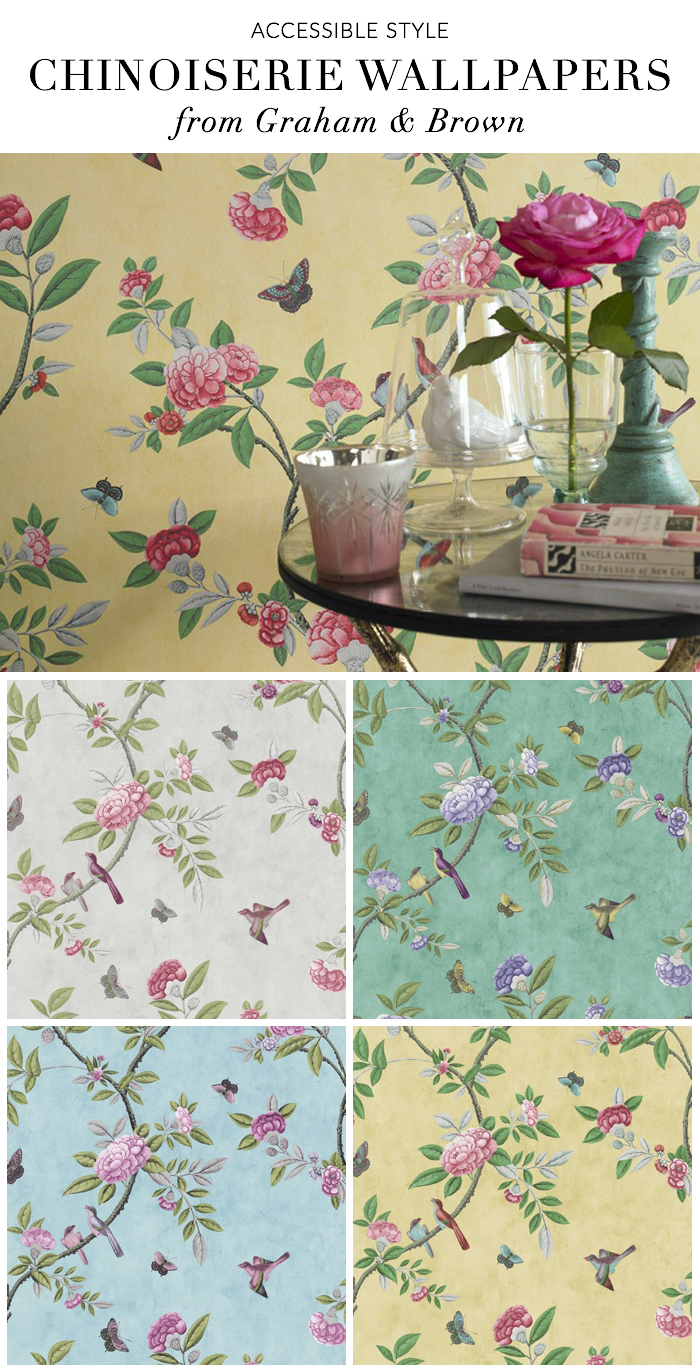 De Gournay Gracie Wallpaper Look For Less Sohautestyle