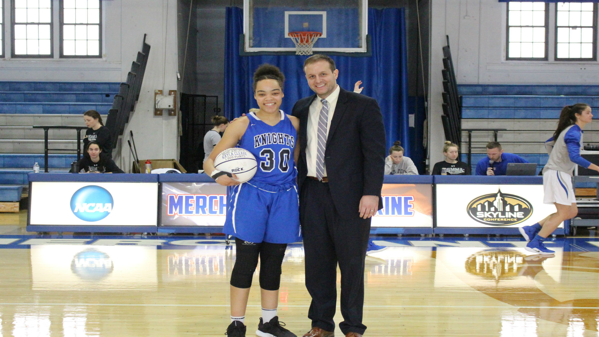 Cleare Breaks Career Rebounding Record Scores 1000th Point In Big
