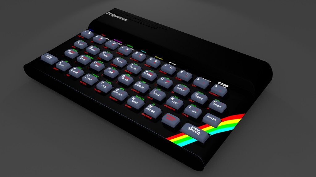 Blend Swap Sinclair Zx Spectrum 48k Puter