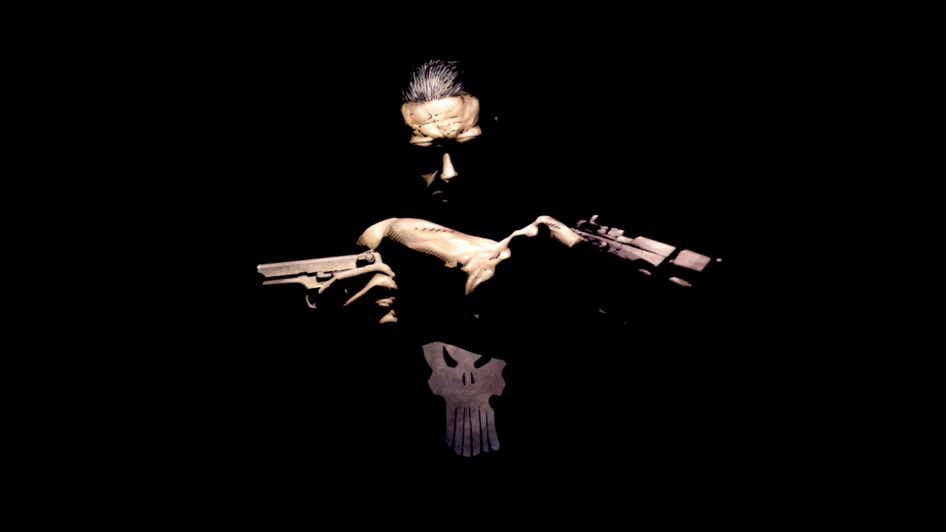 Punisher Logo Wallpaper iPhone The W