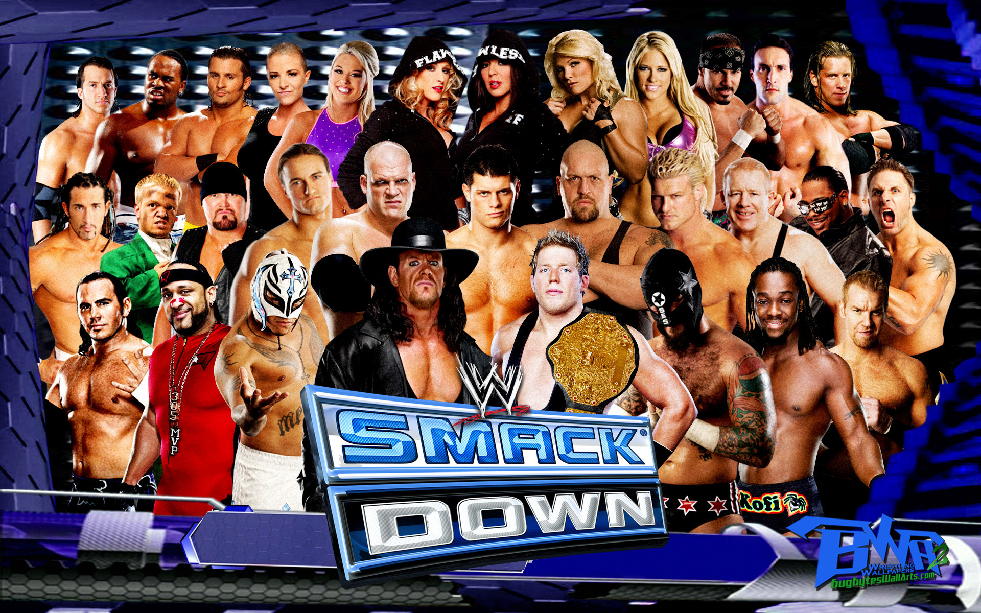 WWE Smackdown vs Raw Wallpaper - WallpaperSafari