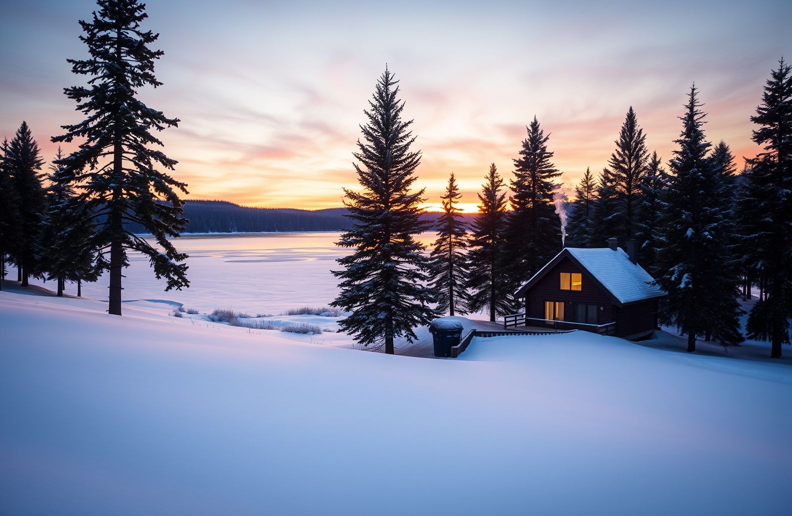 Winter Scene Wallpaper