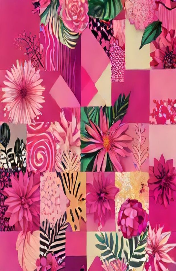 Pink Collage Computer Wallpaper