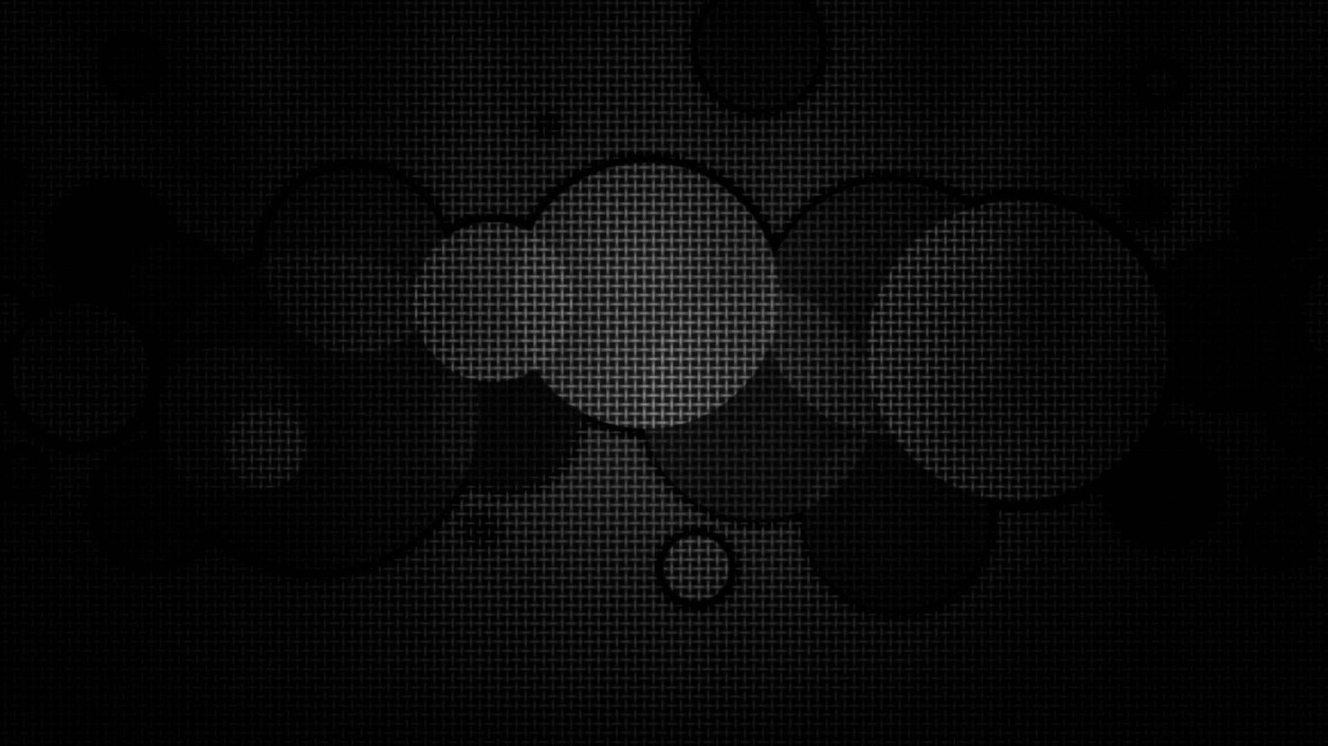 Solid Black 4k Abstract Circles Wallpaper