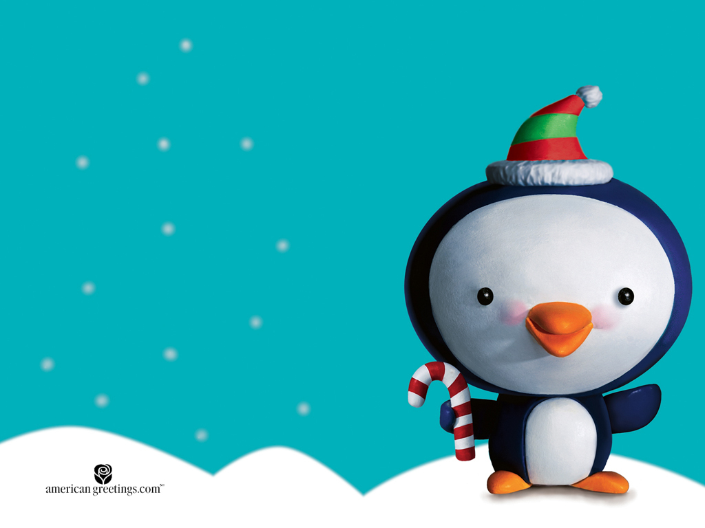 Animated Christmas Mobile Penguin Image Photos Wallpaper For Desktop