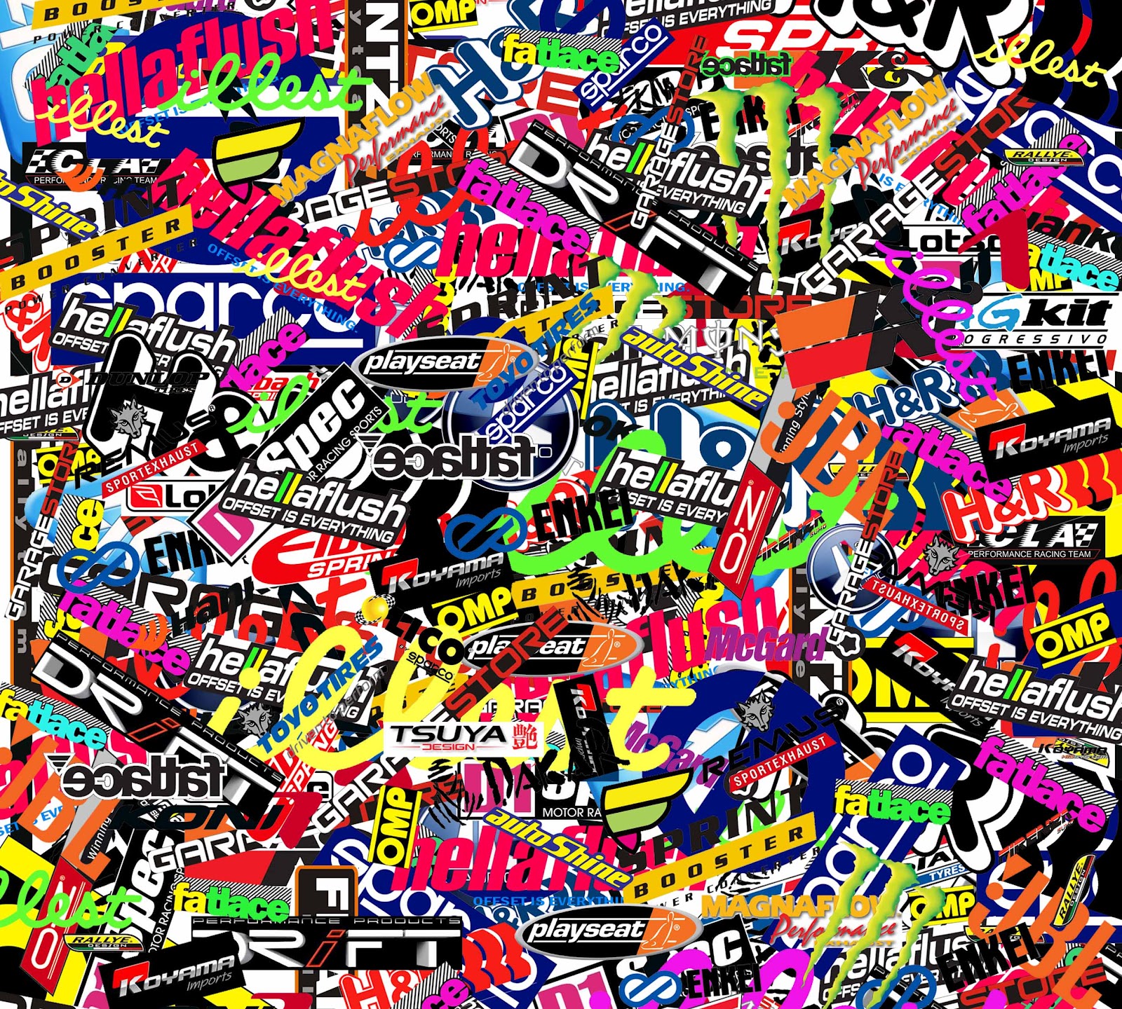 Sticker Bomb Wallpaper Hd