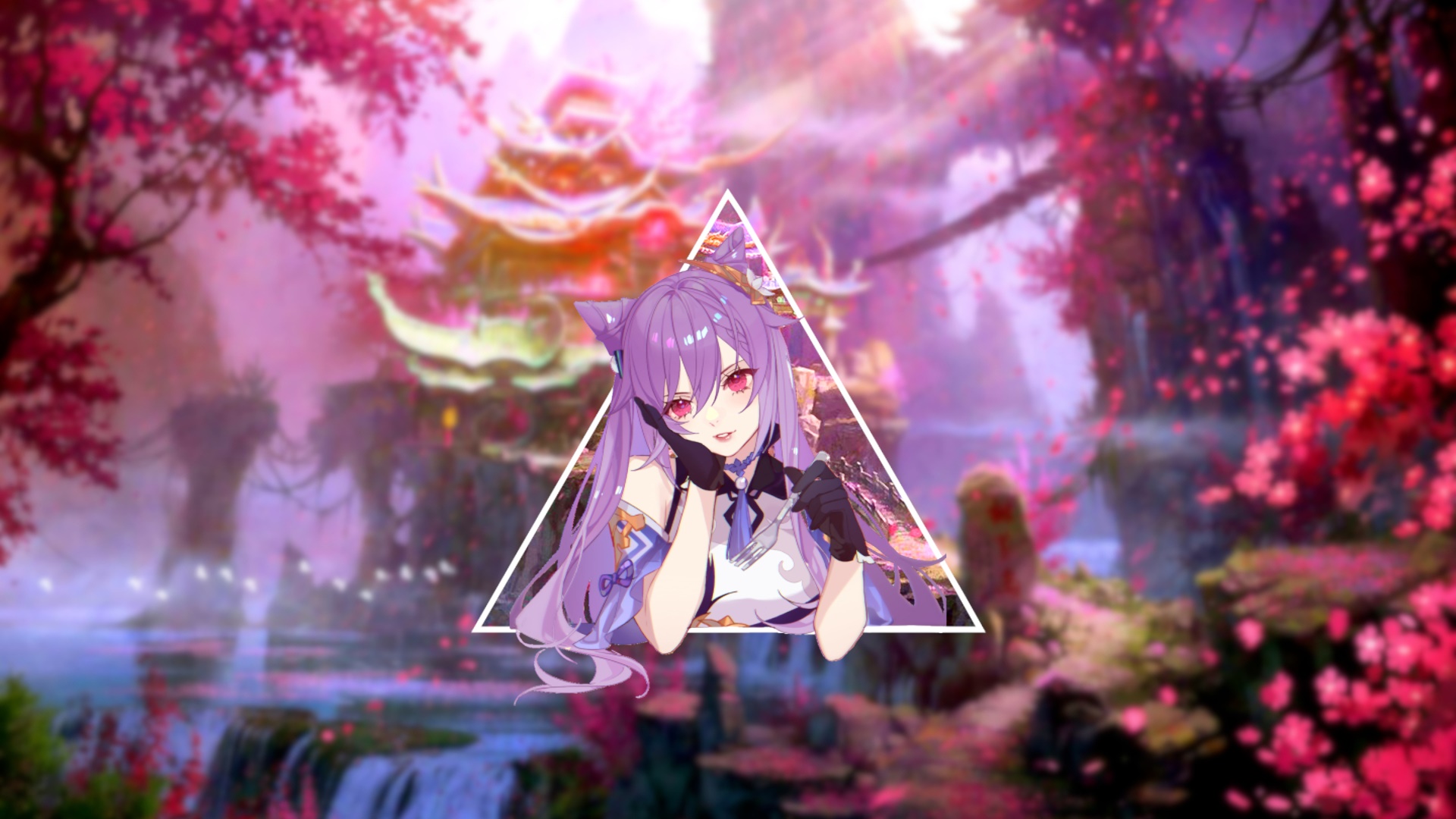 Keqing Genshin HD Wallpaper