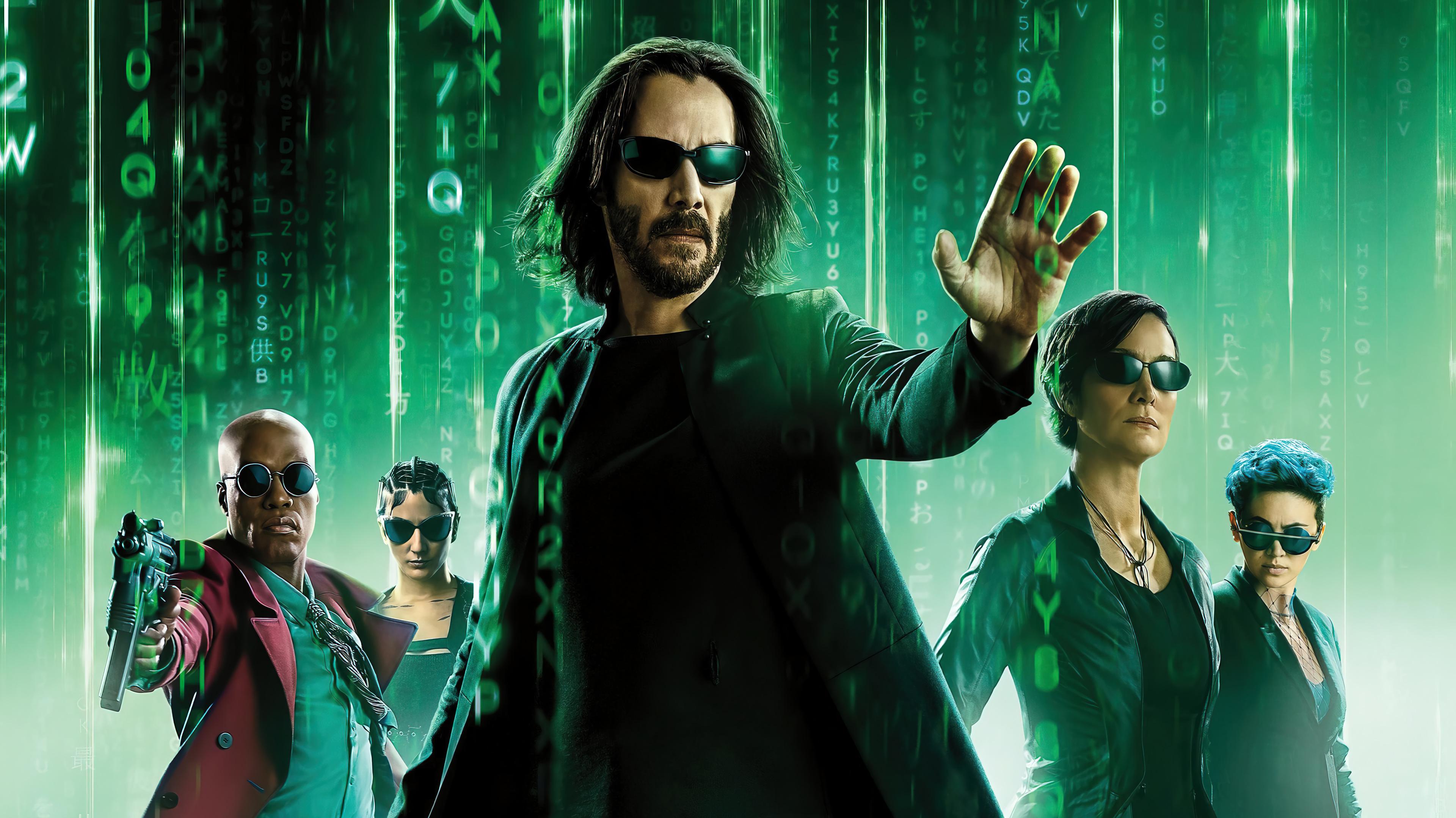 The Matrix Resurrections Movie Poster Wallpaper 4k Pc Desktop 6861e