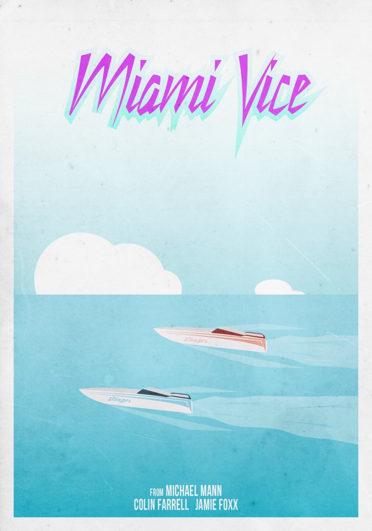 Miami Vice Poster By Caparzofpc