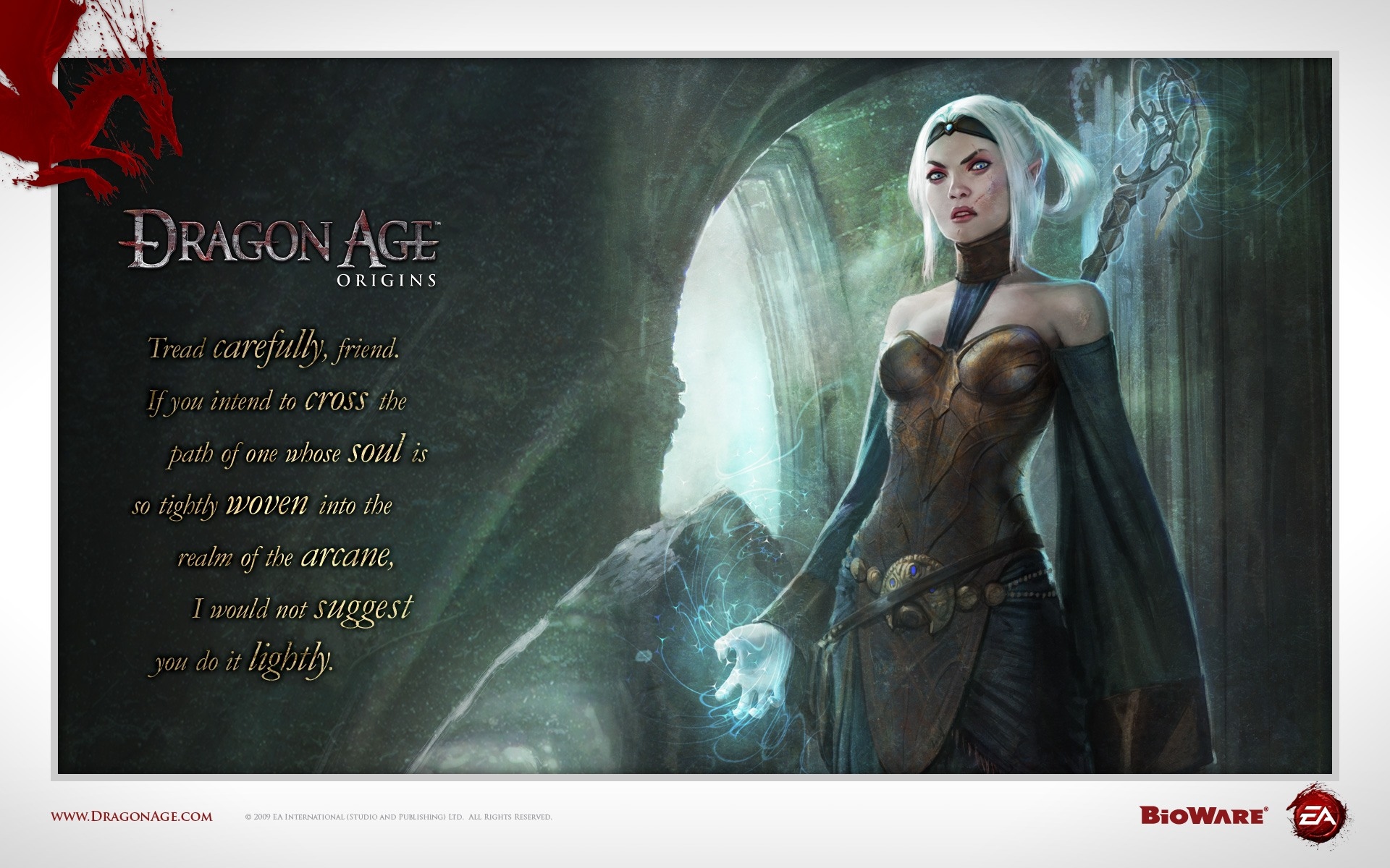 Dragon Age Origins Mage Desktop Pc And Mac Wallpaper