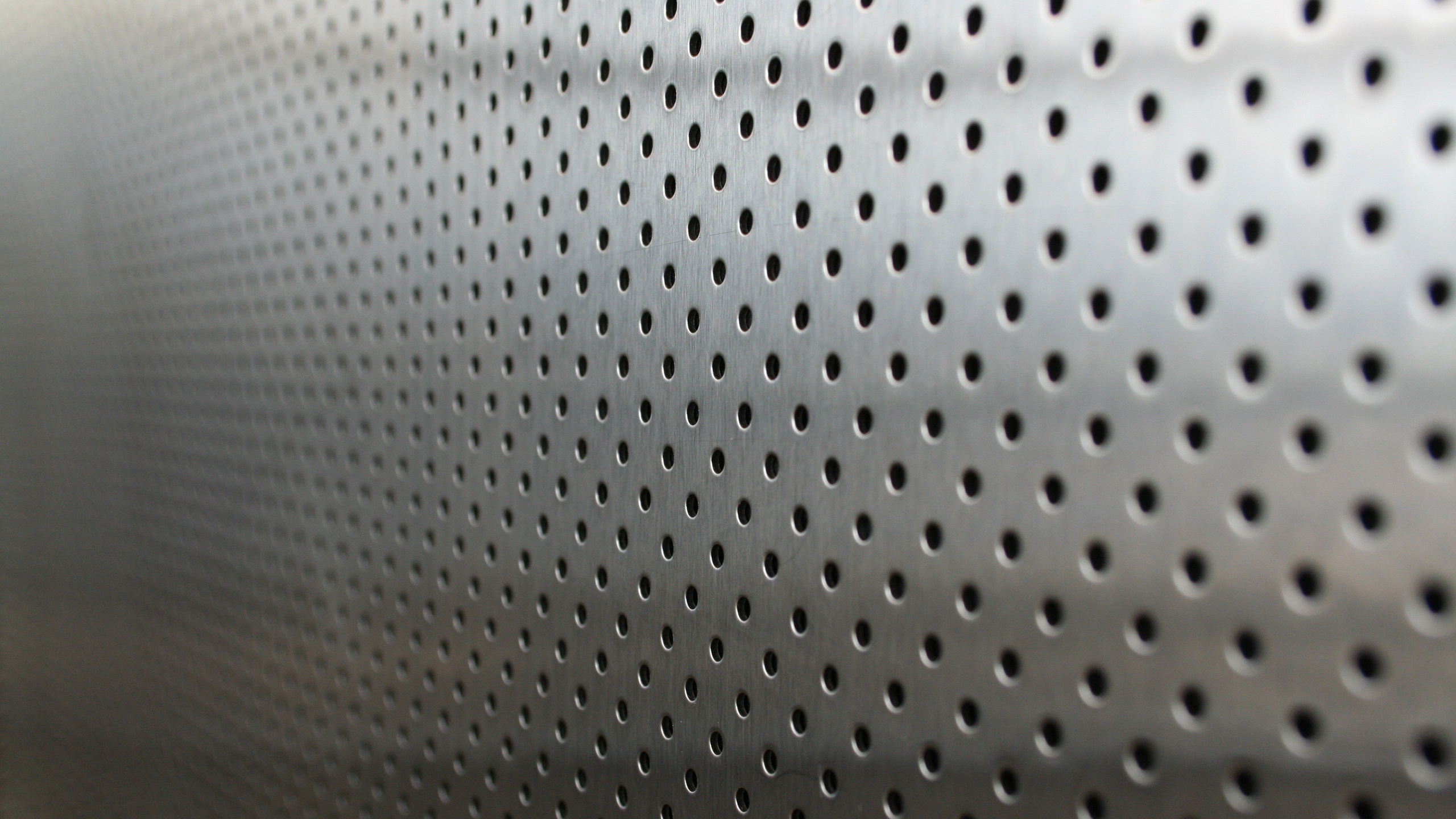 3d Holes On Metal Surface HD Wallpaper