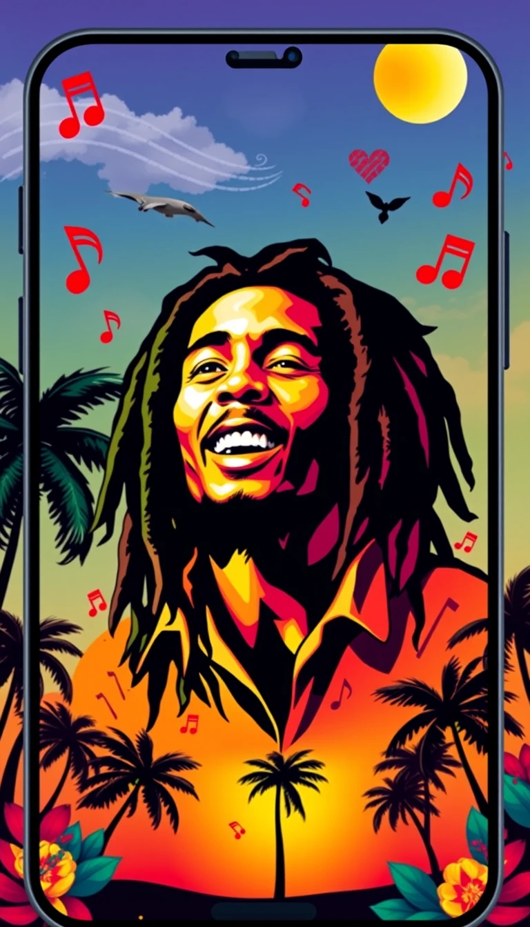 Bob Marley Phone Wallpaper
