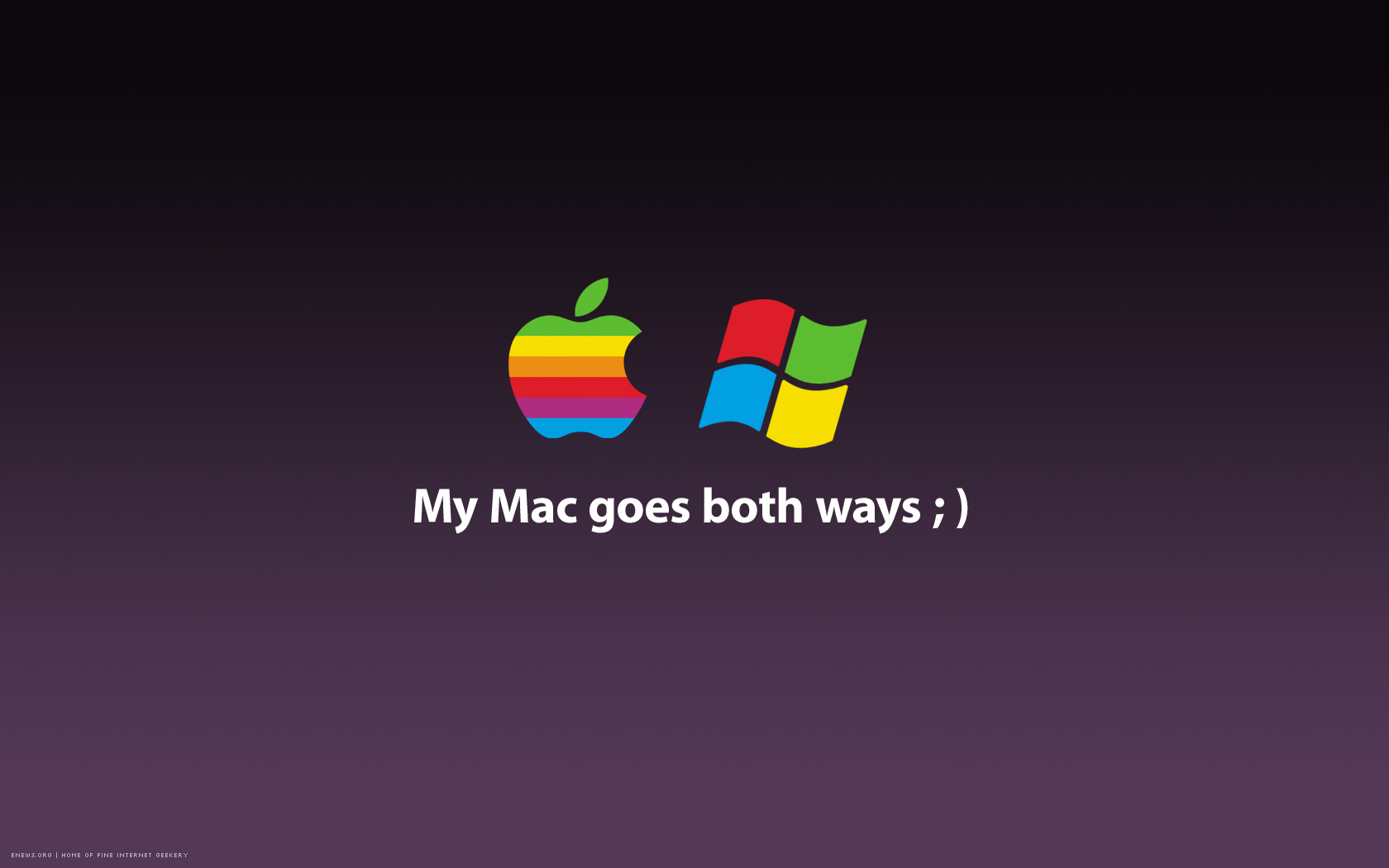 My Mac goes both ways [1680 x 1050]
