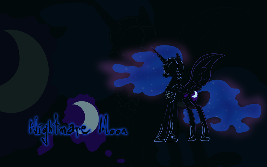 MLP Nightmare Moon Wallpaper by godoflight
