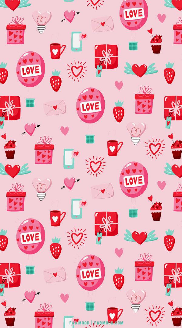 Pink Hot Air Balloon Valentine S Wallpaper Fab Mood Wedding