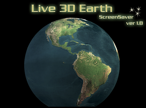 Live 3d Earth Is A Realistic Model Which Will Rotate On Your