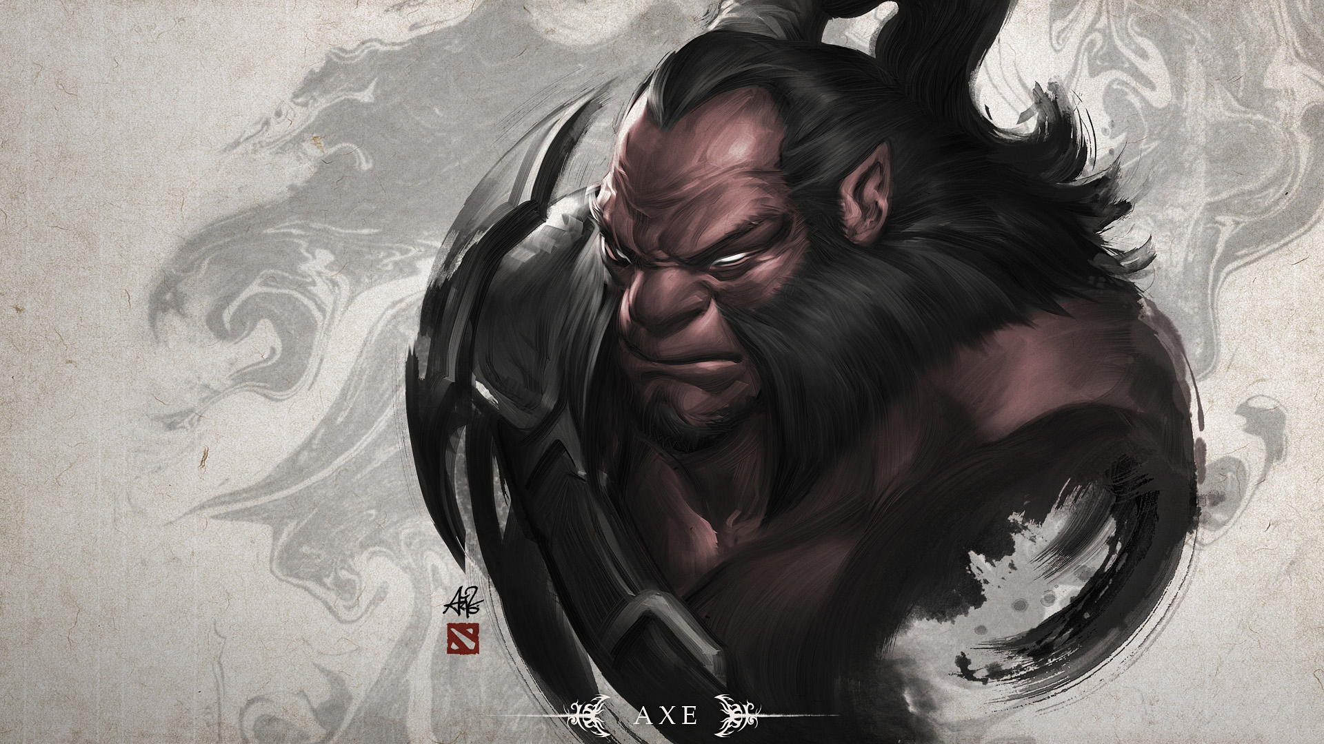 Wallpaper Dota Axe Warriors Fantasy Games