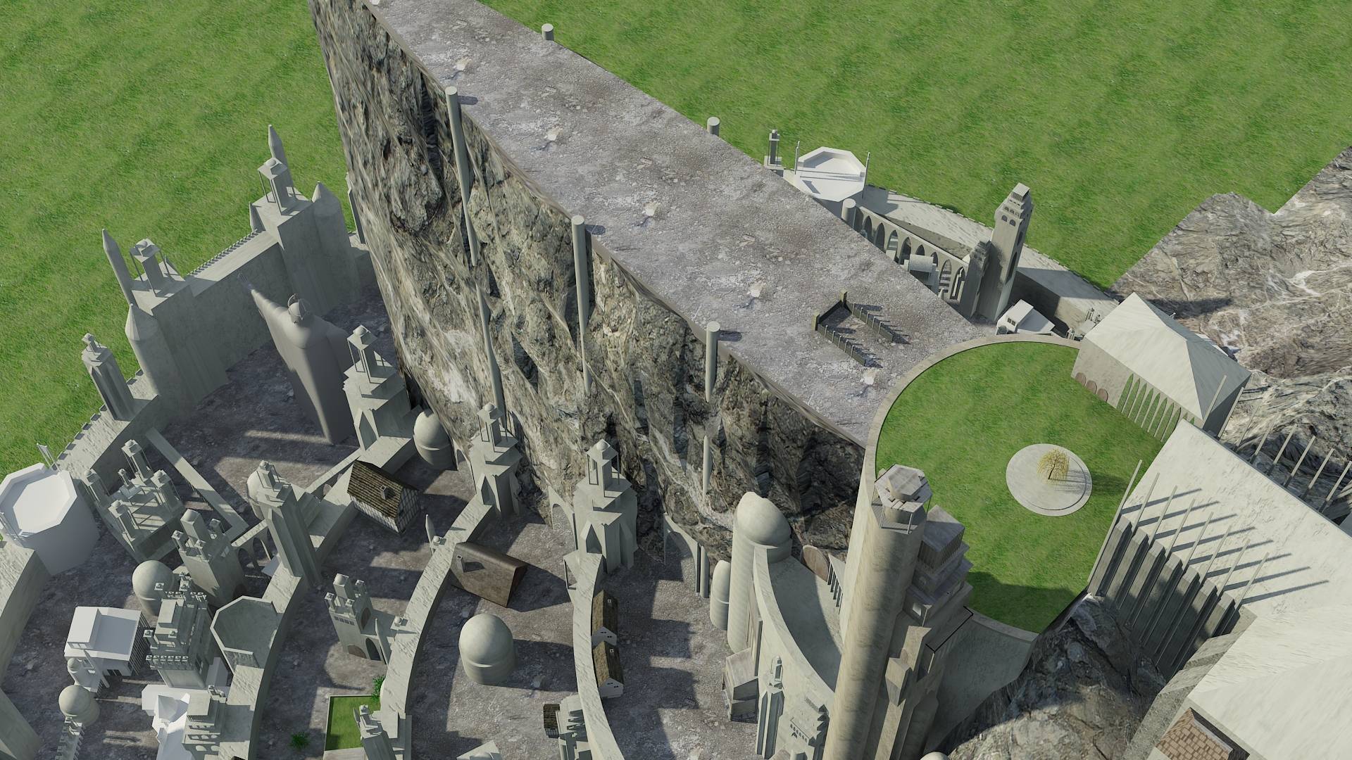 Minas Tirith Wallpaper