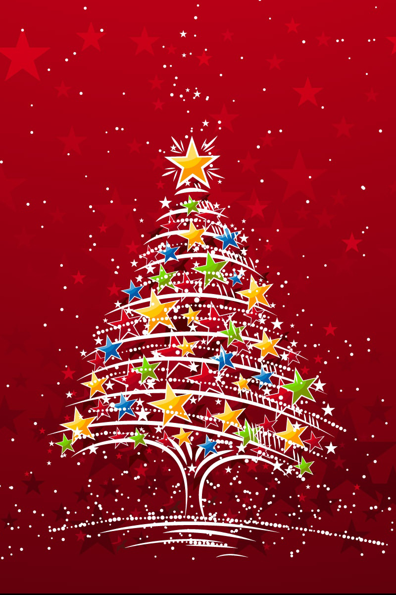Christmas Wallpaper For iPhone Tree