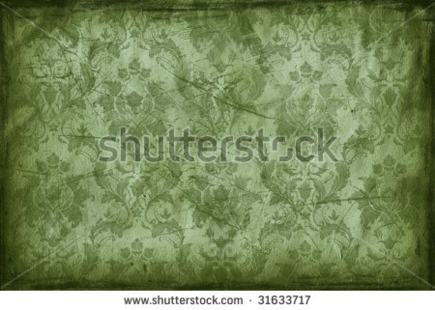 Elegant Green Background Wall Wallpaper