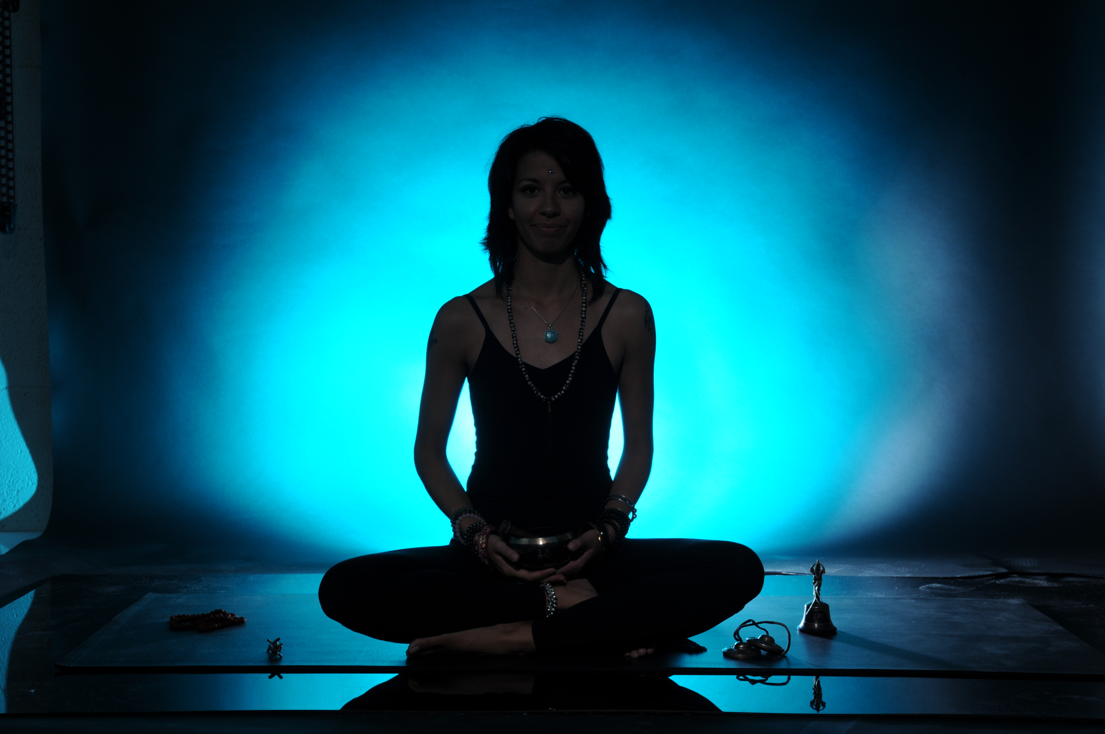 Spiritual Meditation Chakras Lotus Pose With Resolutions
