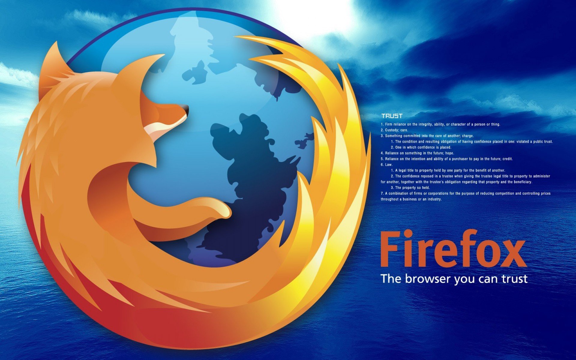 Firefox Puter Fire Fox Logo Poster Wallpaper Background