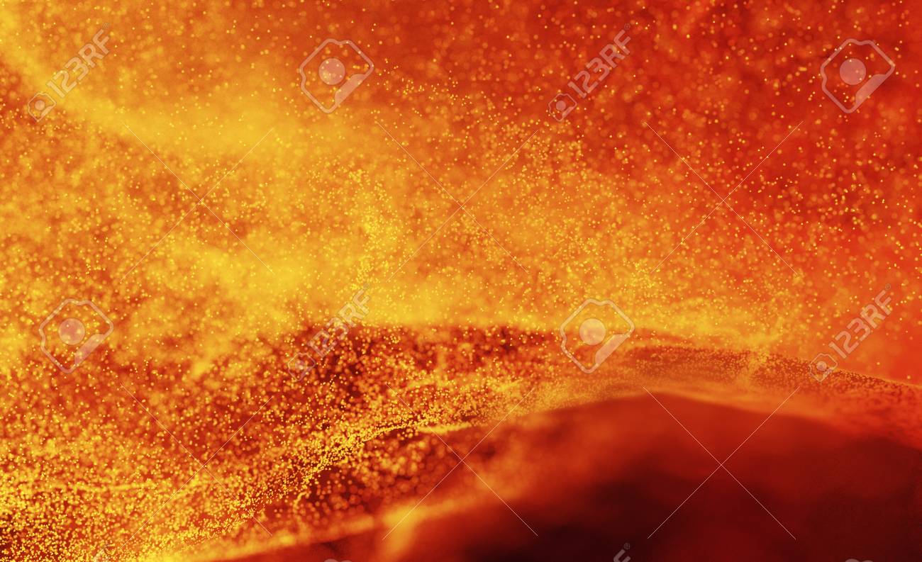Hot Volcanic Magma Lava Background Stock Photo Picture And