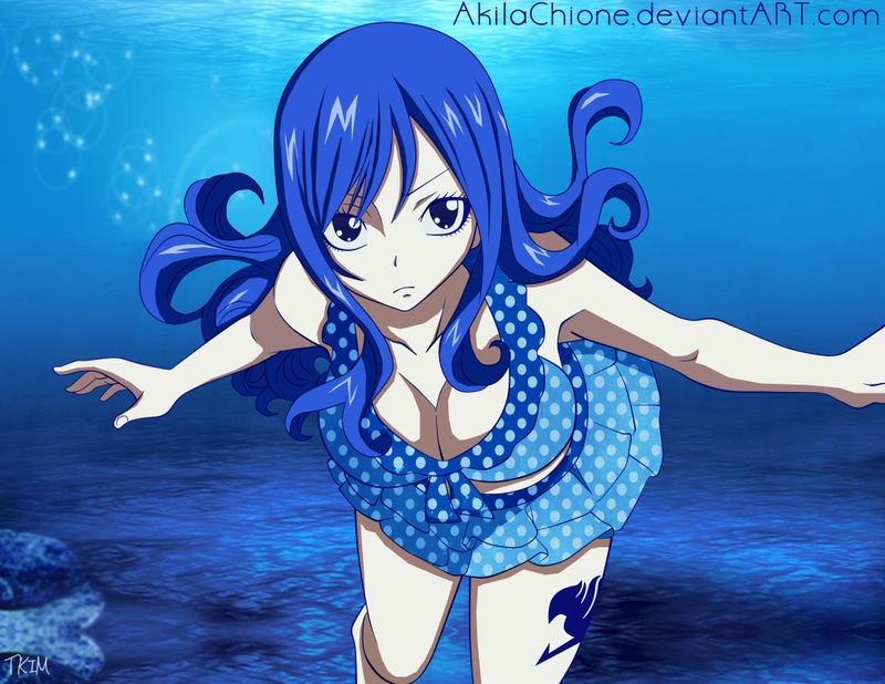 Purple Eyes Anime Girls Juvia Loxa Fairy Tail HD Wallpaper Picture