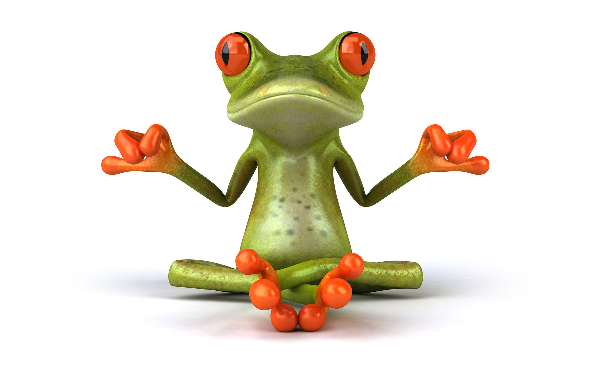 Yoga Frog Puter Wallpaper Desktop Background Id