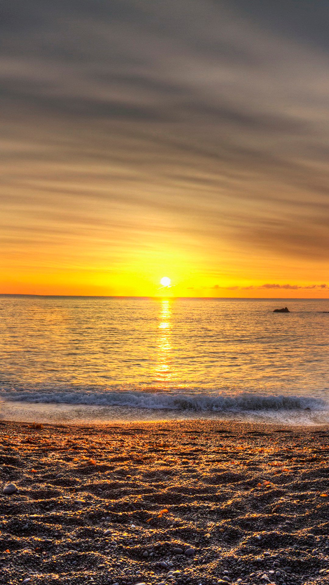 Beautiful Beach Sunset Wallpaper - WallpaperSafari
