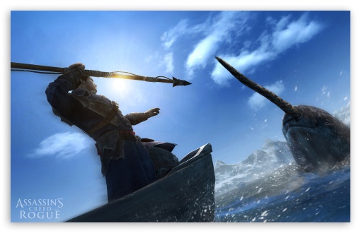 Assassin S Creed Rogue Hunting Narwhal HD Desktop Wallpaper High