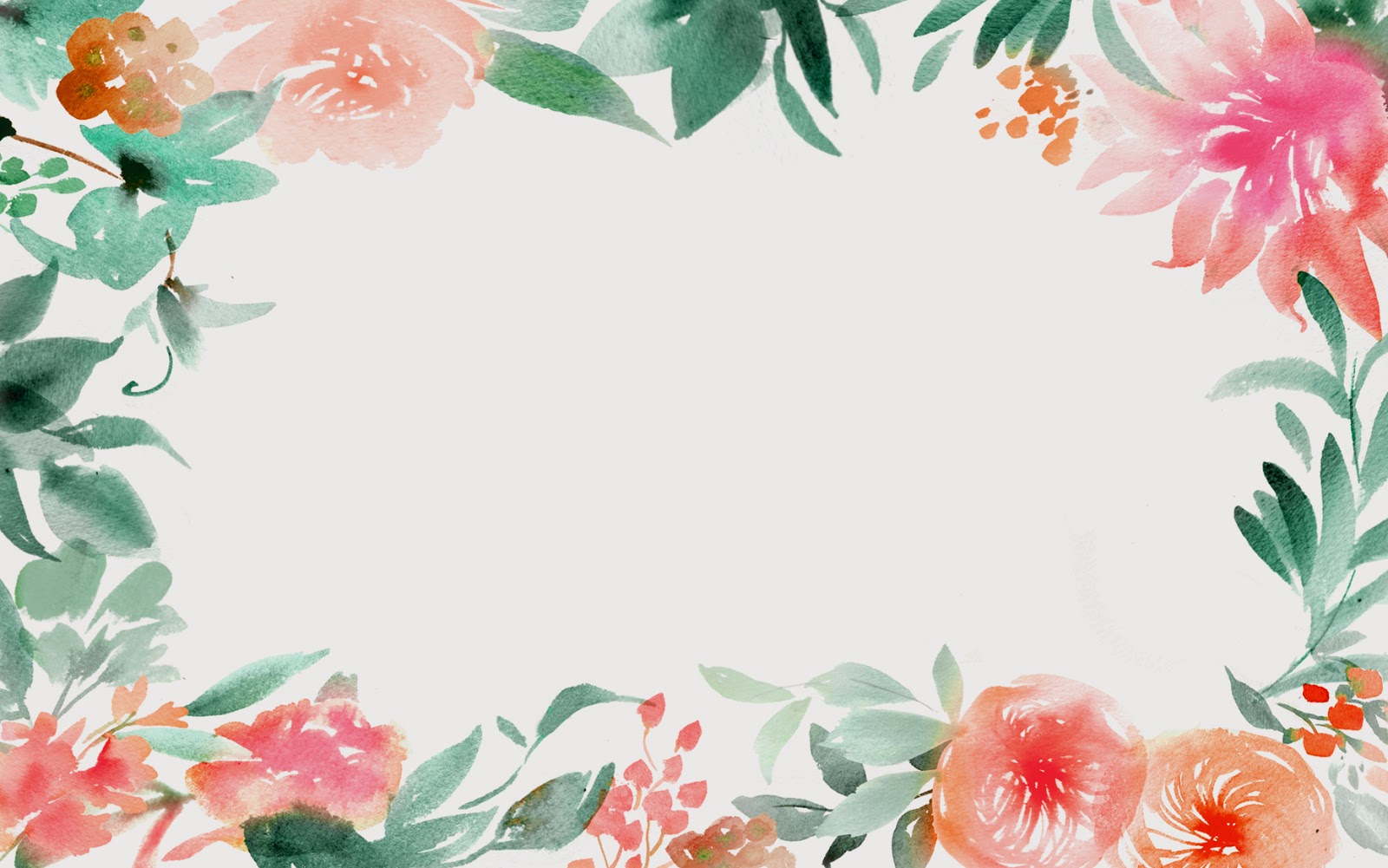Watercolor Flowers Wallpaper - WallpaperSafari