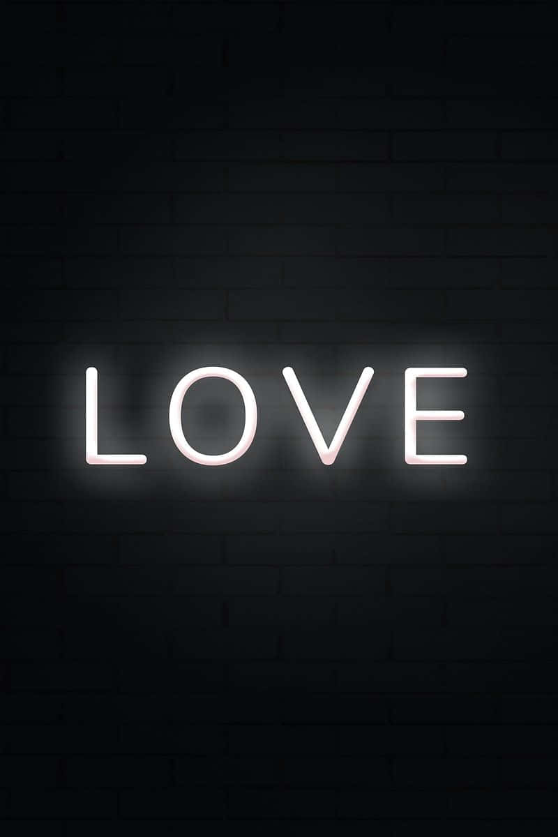 White Neon Wallpaper