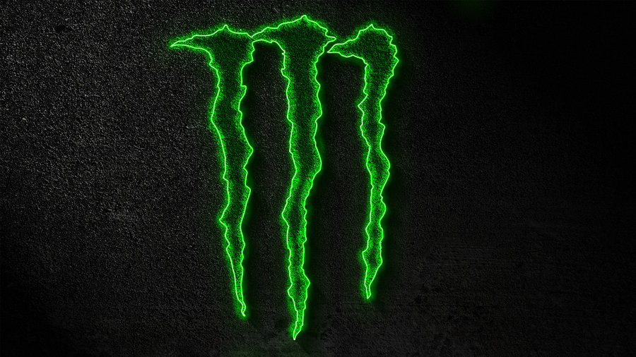 Monster Energy Glowing Wallpaper By Thejester26